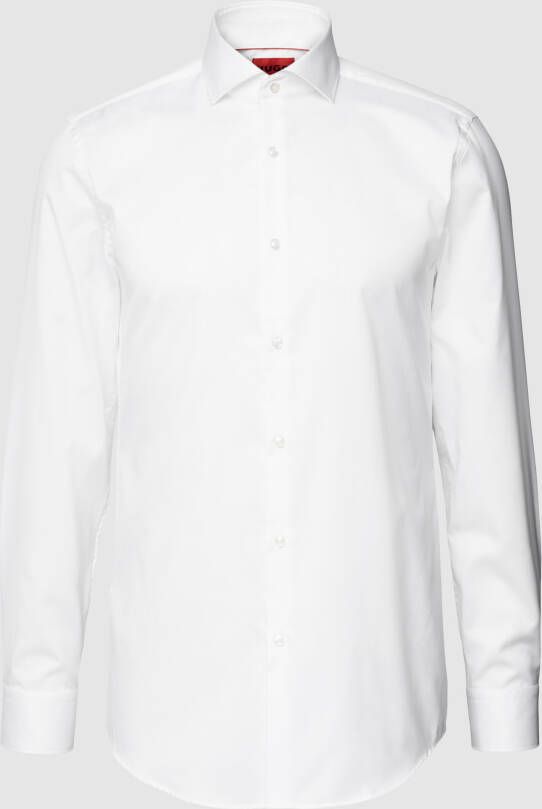 HUGO Zakelijk overhemd met haaikraag model 'Kason'