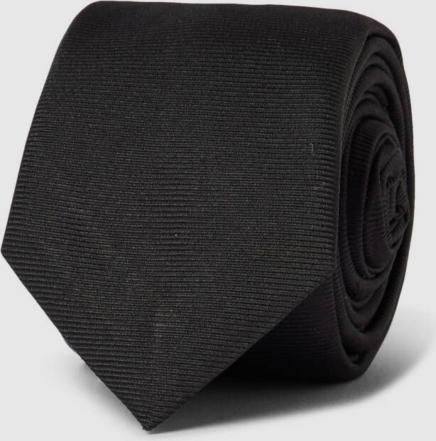 HUGO Zijden stropdas met all-over motief model 'Tie' (6 cm)