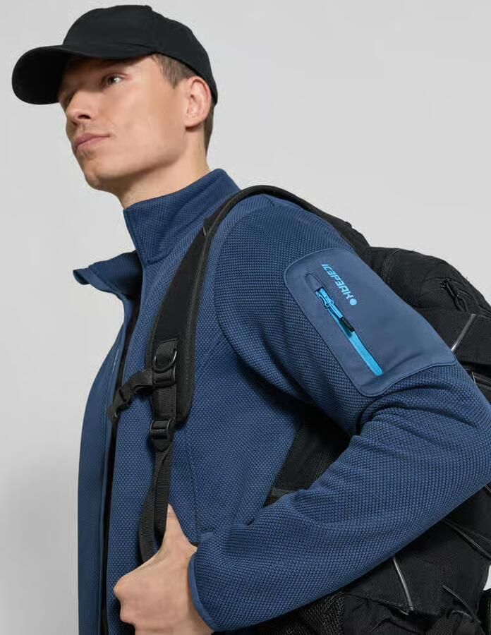 Icepeak Regular fit fleecejack met opstaande kraag Model 'BREDSTEDT' - Foto 2
