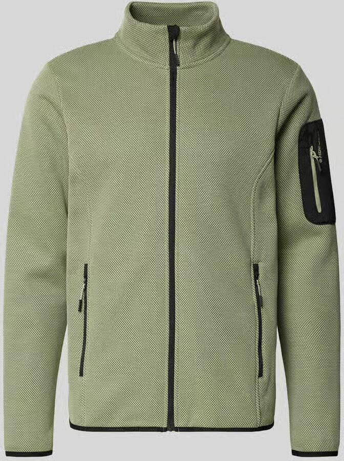 Icepeak Regular fit fleecejack met opstaande kraag Model 'BREDSTEDT'