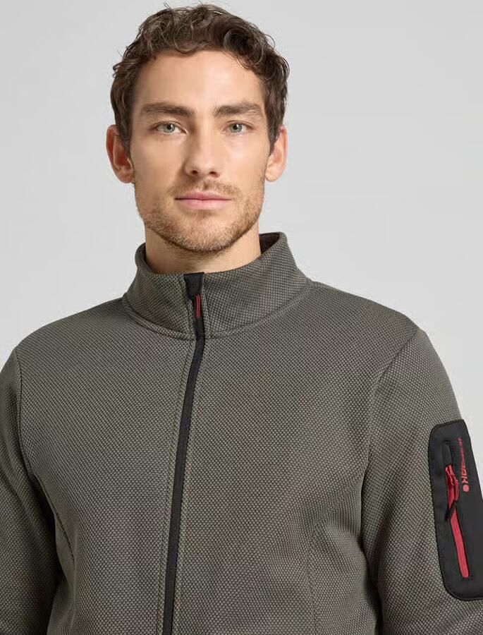 Icepeak Regular fit fleecejack met opstaande kraag Model 'BREDSTEDT'