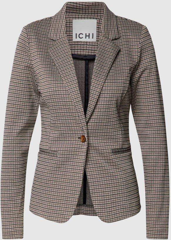 Ichi Blazer met all-over motief model 'Kate'