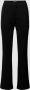 ICHI high waist straight fit pantalon IHSIMONSE pA3 van gerecycled polyester zwart - Thumbnail 2