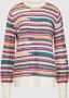 Ichi Gebreide pullover met streepmotief model 'Kamara' - Thumbnail 1