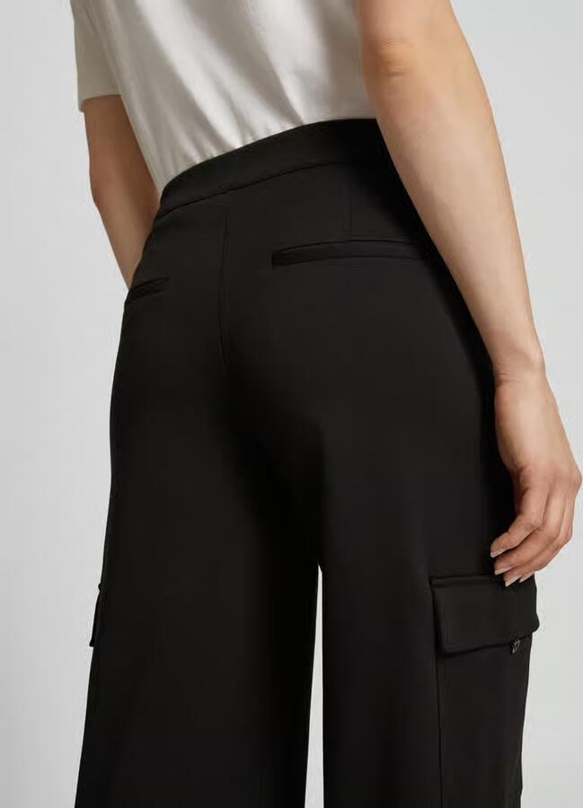 Ichi Baggy fit stoffen broek met cargozakken model 'IMONSE' - Foto 1
