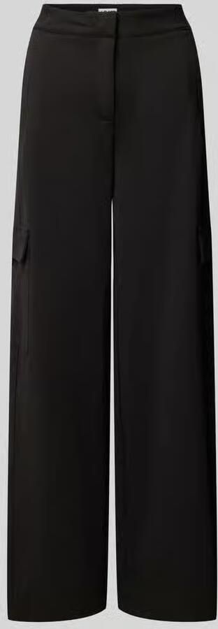 Ichi Baggy fit stoffen broek met cargozakken model 'IMONSE'