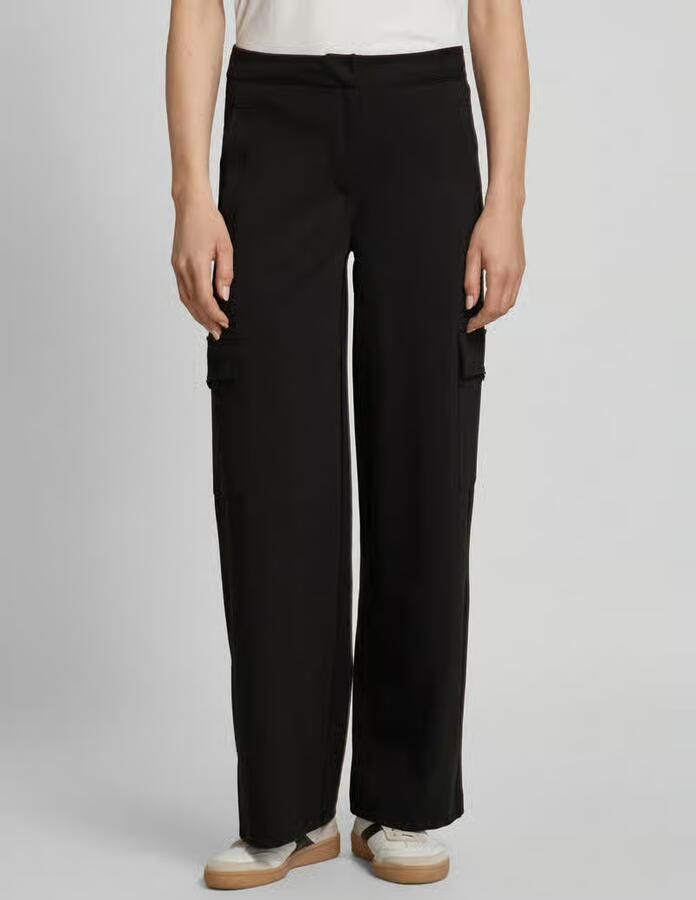 Ichi Baggy fit stoffen broek met cargozakken model 'IMONSE' - Foto 3
