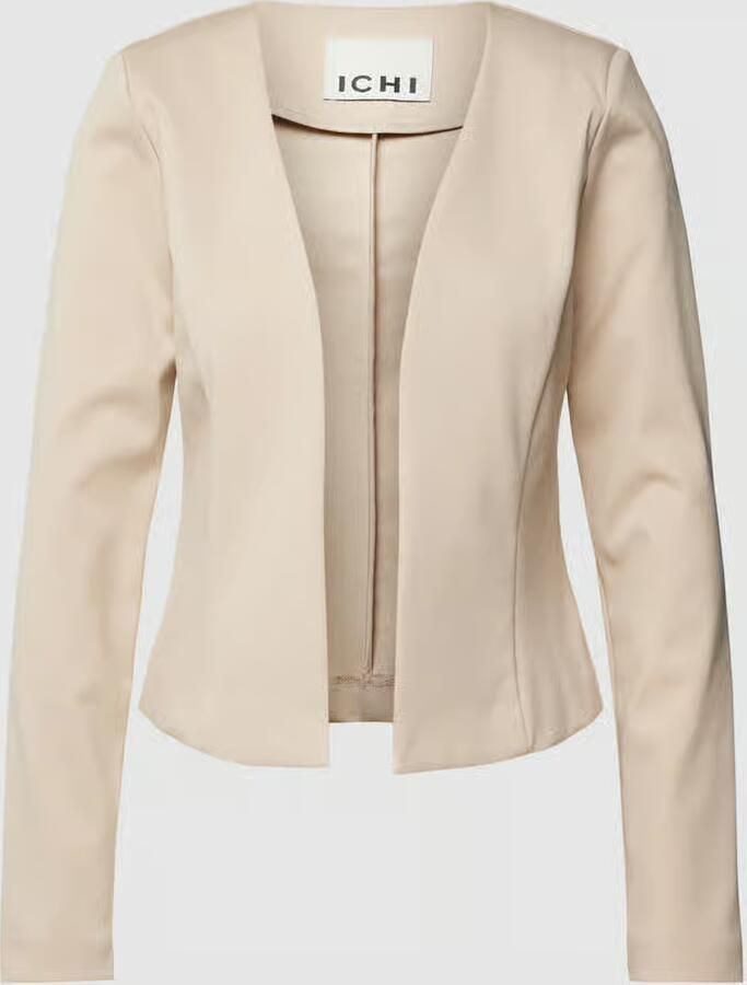 Ichi Regular fit blazer met opengewerkte voorkant model 'KATE' - Foto 3