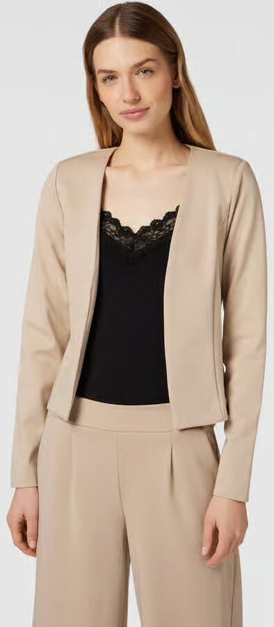 Ichi Regular fit blazer met opengewerkte voorkant model 'KATE' - Foto 6