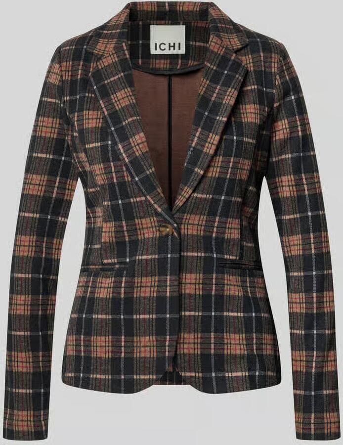 Ichi Blazer met strookzakken model 'KATE'