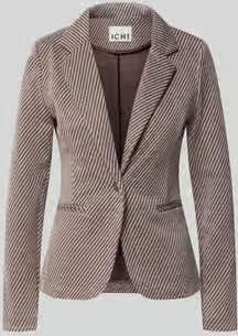 Ichi Blazer met viscose model 'Kate'