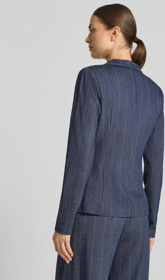 Ichi Blazer van viscosemix met reverskraag model 'KATE' - Foto 3