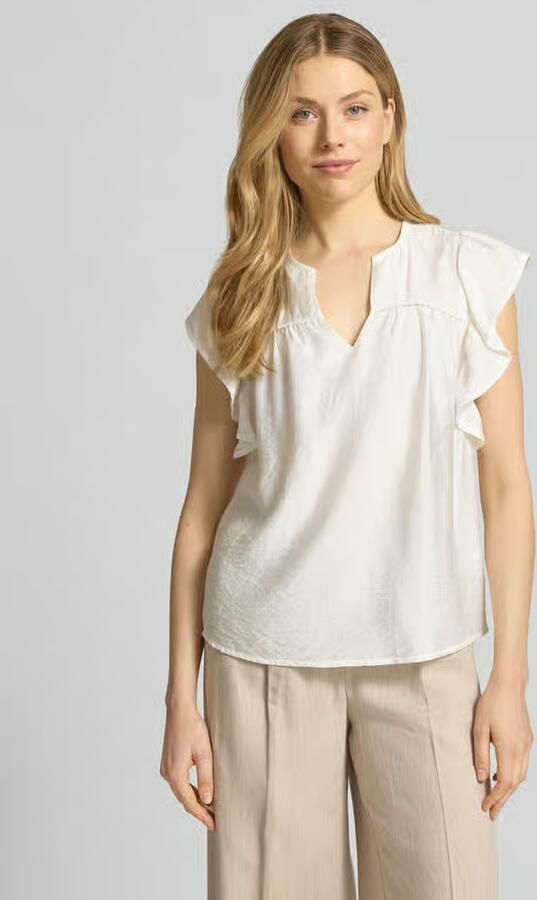 Ichi Blouse van viscosemix met ruches model 'HETTA' - Foto 7