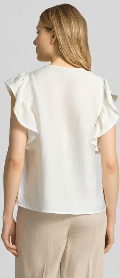 Ichi Blouse van viscosemix met ruches model 'HETTA' - Foto 4