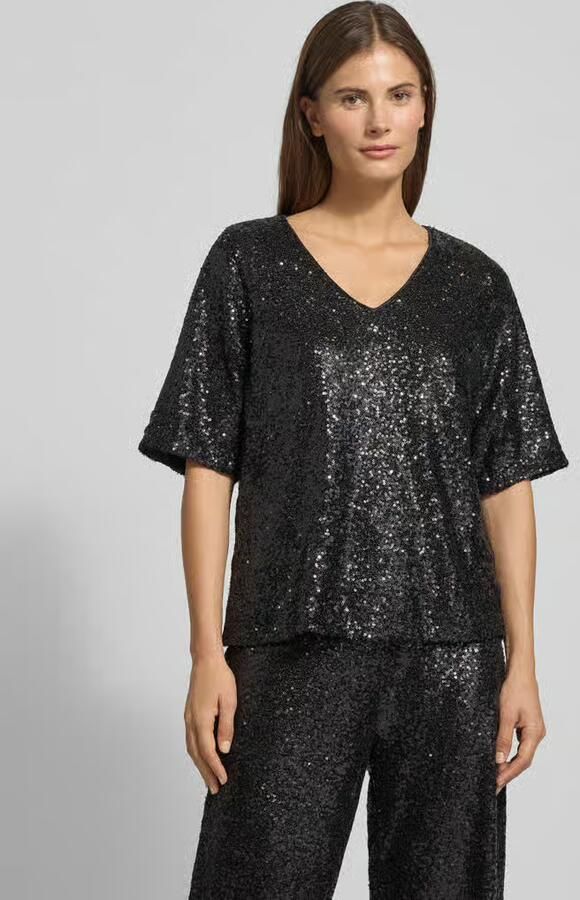 Ichi Blouseshirt met V-hals model 'FAUCA' - Foto 2