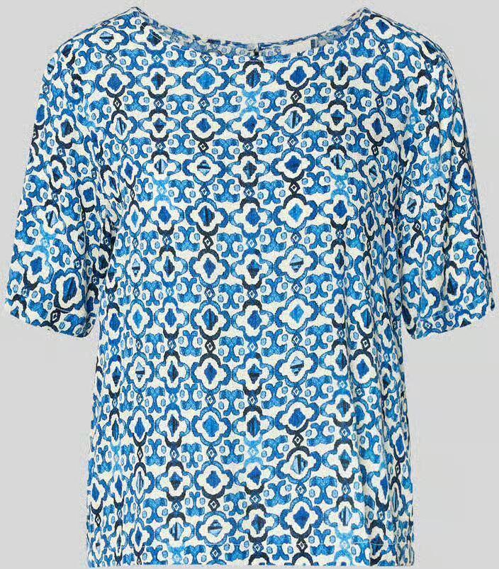 Ichi Blouseshirt van viscose met 1 2-mouw model 'MARRAKECH' - Foto 2