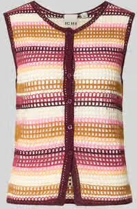 Ichi Bodywarmer in all-over look model 'ORIANA'