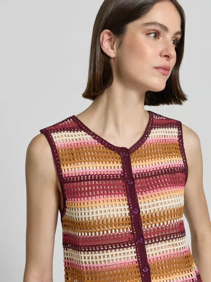 Ichi Bodywarmer in all-over look model 'ORIANA'
