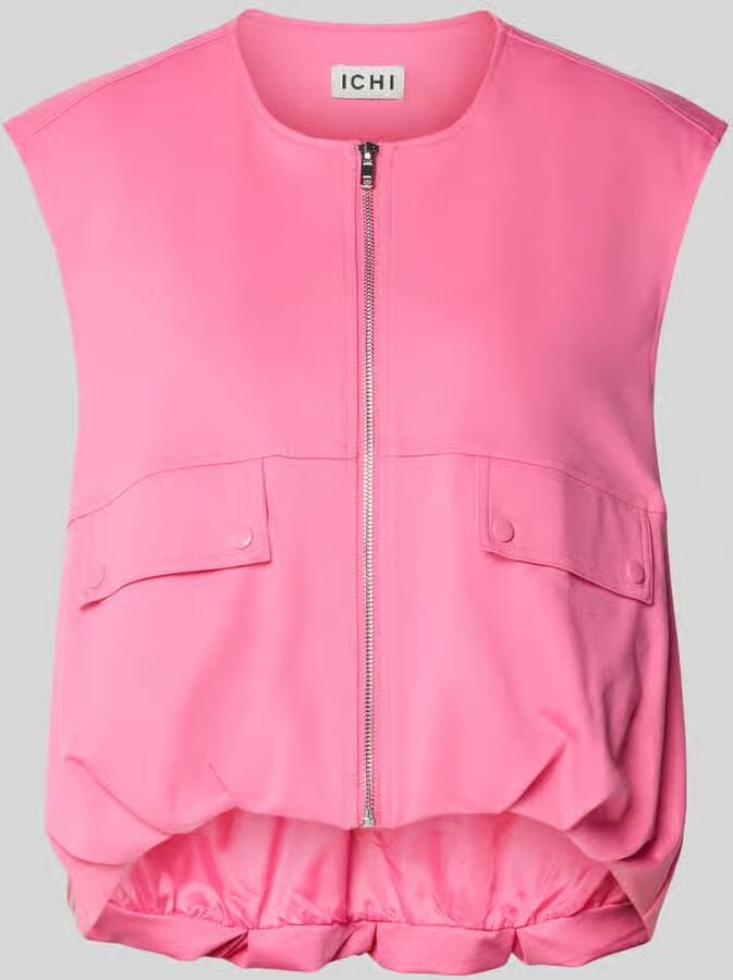 Ichi Bodywarmer met ronde hals en ritssluiting - Foto 2