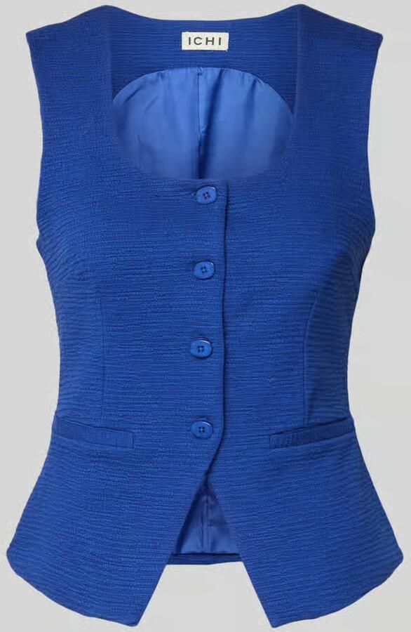 Ichi Bodywarmer van viscosemix met structuurpatroon model 'KATE LUMINA' - Foto 2