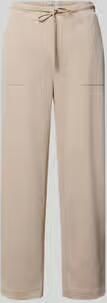 Ichi broek met elastische band model 'KATE PIQUE'