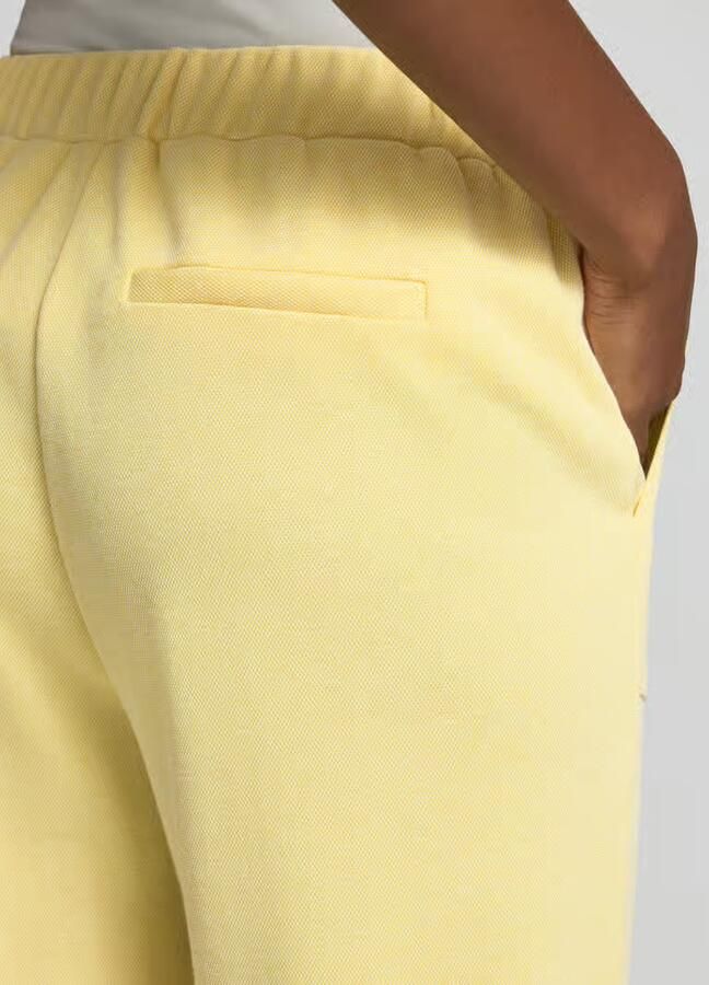 Ichi broek met elastische band model 'KATE PIQUE'