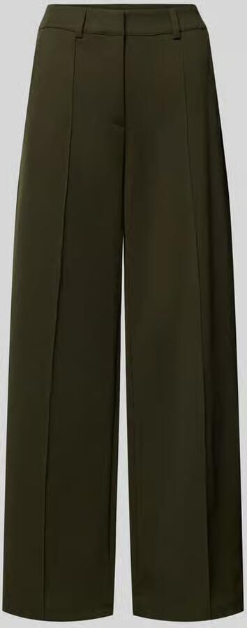Ichi broek met wijd pijp en lengtenaden model 'KATE'
