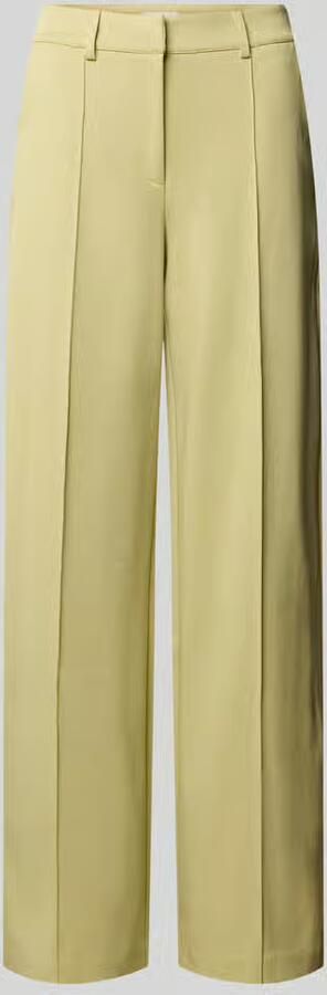 Ichi broek met wijd pijp en lengtenaden model 'KATE'