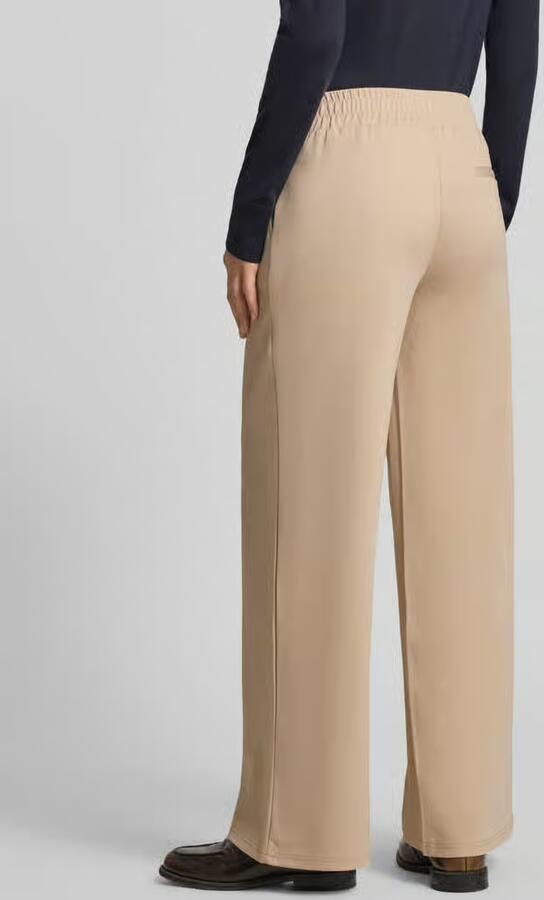 Ichi Lange Wijde Straight-Leg Broek Doeskin Beige Dames - Foto 5