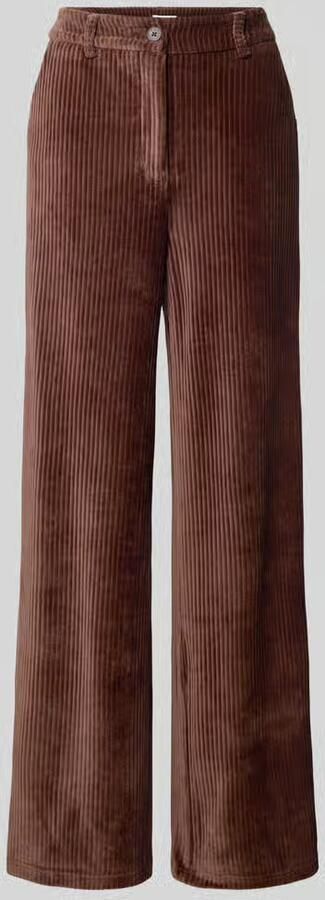 Ichi Corduroy broek met paspelzakken model 'TAMARY' - Foto 1