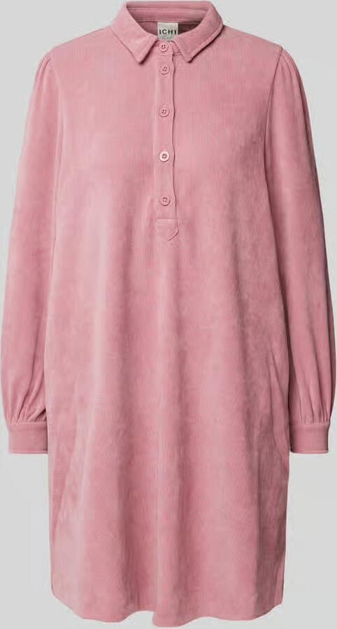 Ichi Corduroy jurk met knoopsluiting model 'KATE'