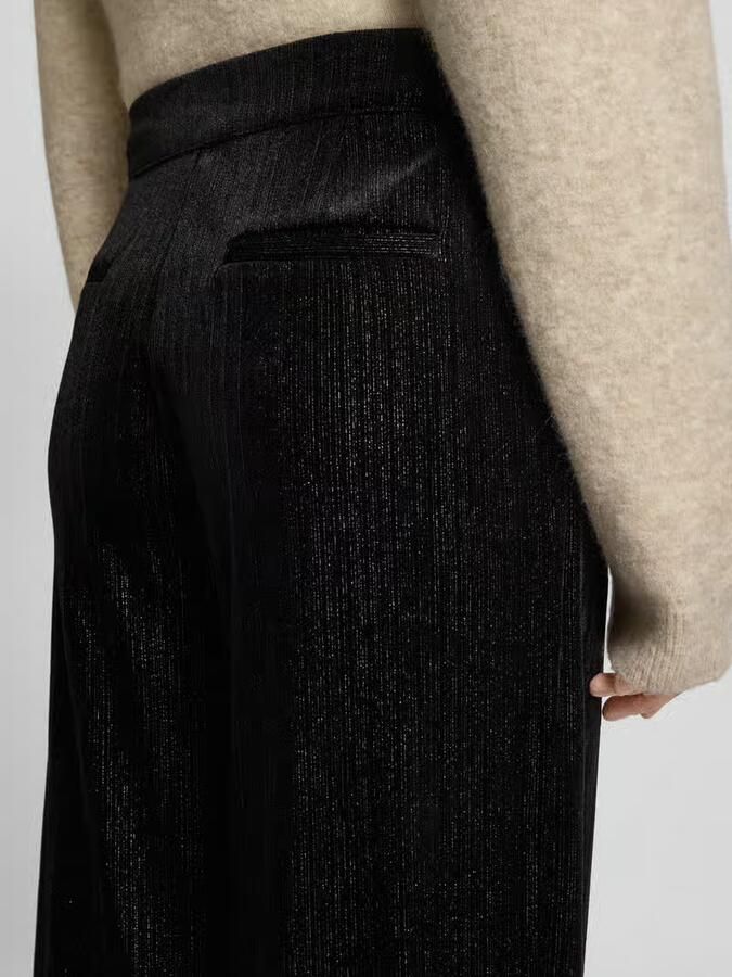 Ichi Flared stoffen broek met effectgaren model 'KATE GLAMOUR' - Foto 3