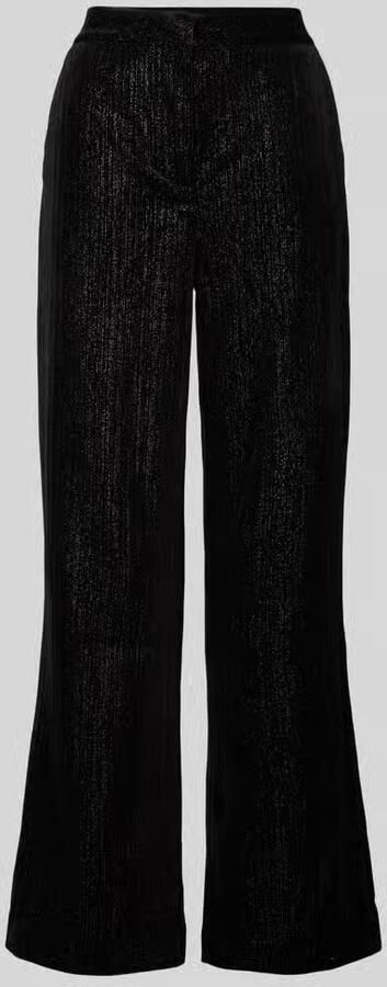 Ichi Flared stoffen broek met effectgaren model 'KATE GLAMOUR' - Foto 4