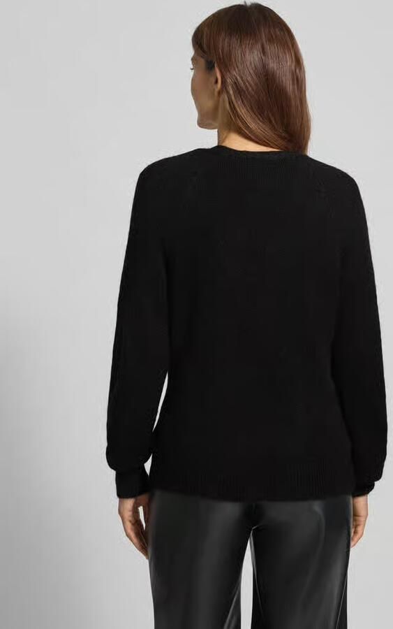 Ichi Dames Cardigan Herfst Winter Black Dames