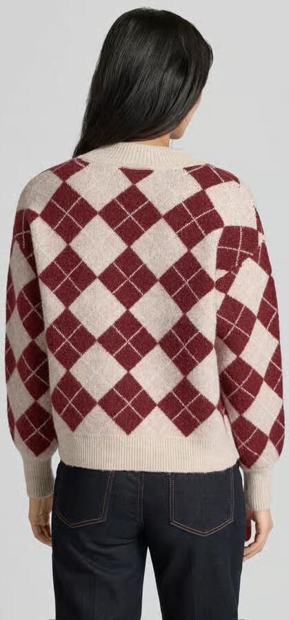 Ichi Gebreide pullover in all-over look model 'EDEEN' - Foto 3