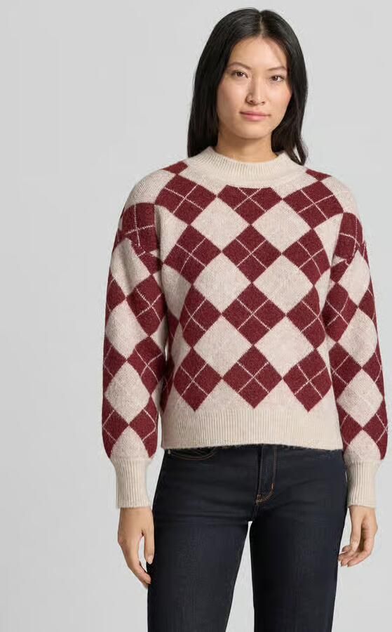 Ichi Gebreide pullover in all-over look model 'EDEEN' - Foto 2