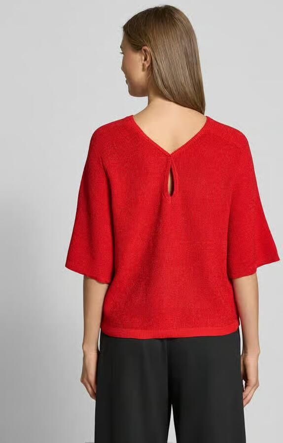 Ichi Gebreide pullover met 3 4-mouwen model 'CODY'