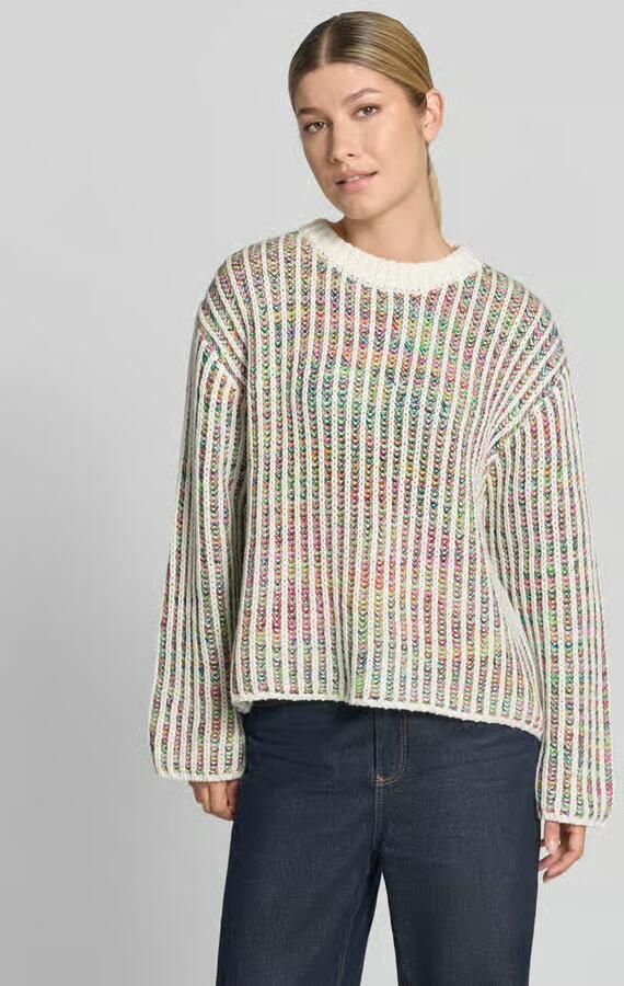 Ichi Gebreide pullover met ronde hals model 'ANILA' - Foto 2