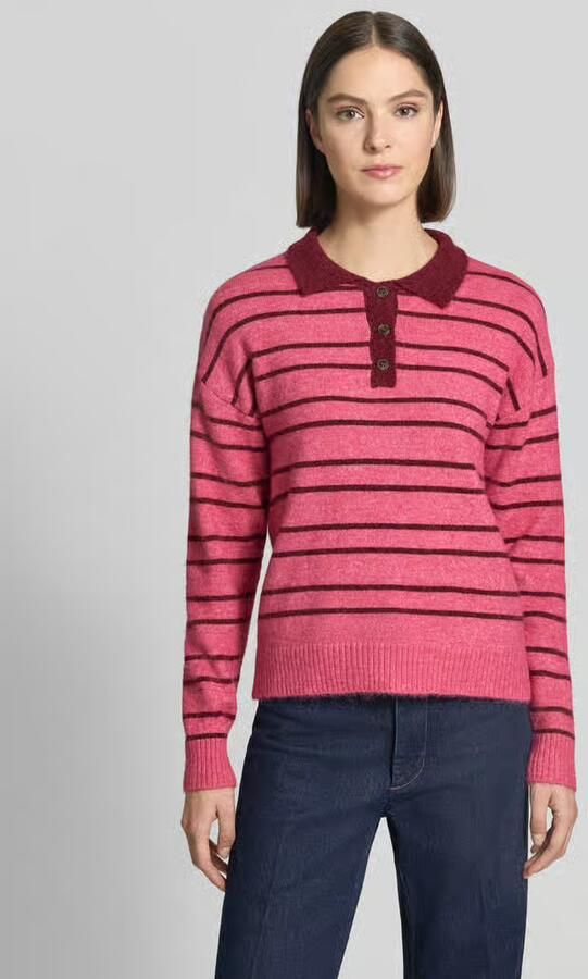 Ichi Gebreide pullover met wol model 'SAGE' - Foto 4