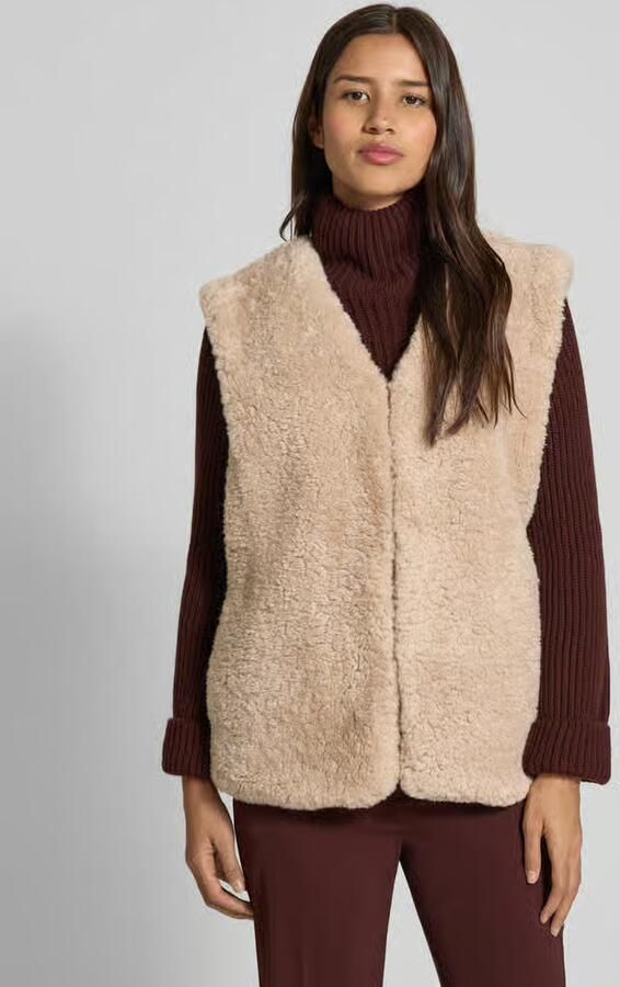 Ichi Gilet met imitatiebont model 'HIZALA' - Foto 2