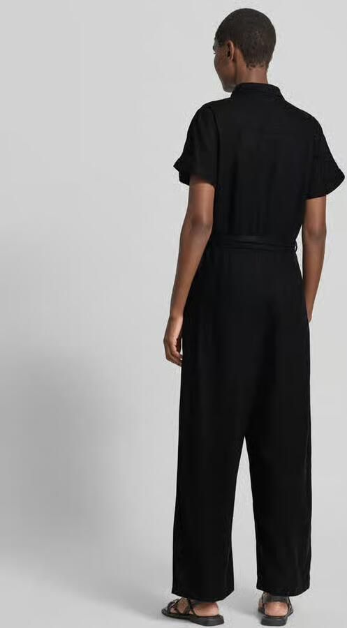 Ichi Jumpsuit van linnenmix met strikceintuur model 'LINNO'