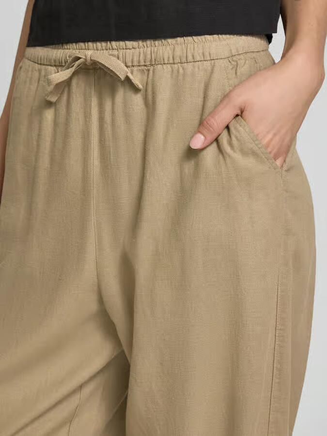 Ichi Linnen broek met steekzakken model 'LINNO'