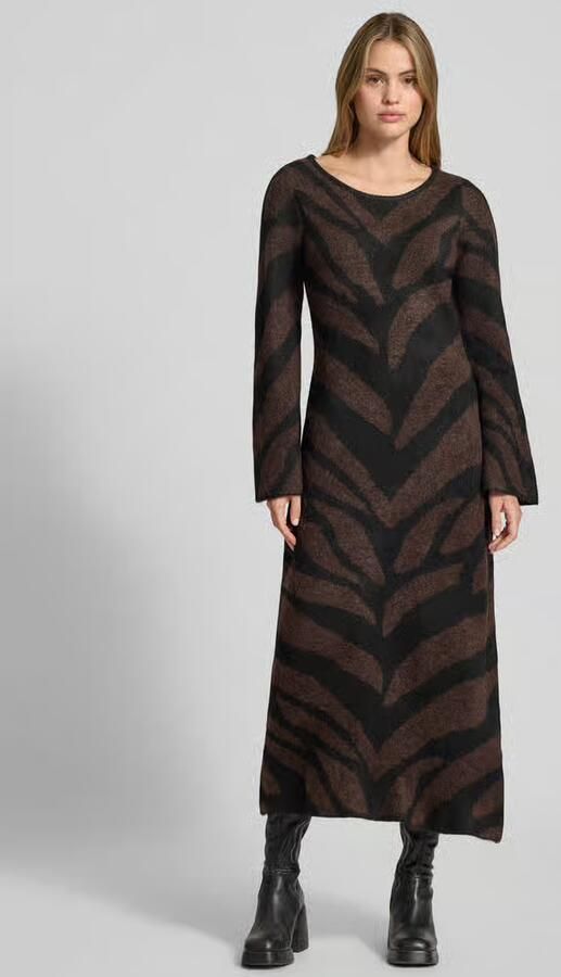 Ichi Midi-jurk in gebreide look model 'Dasila' - Foto 2