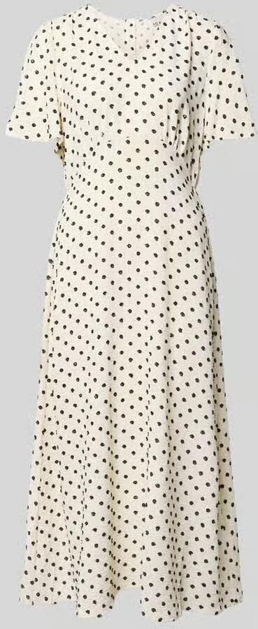 Ichi midi-jurk met V-hals model 'ZABBY' - Foto 2