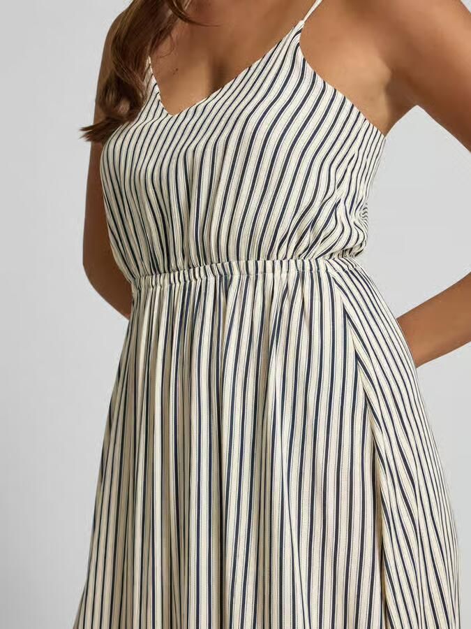 Ichi midi-jurk van pure viscose model 'Marrakech'