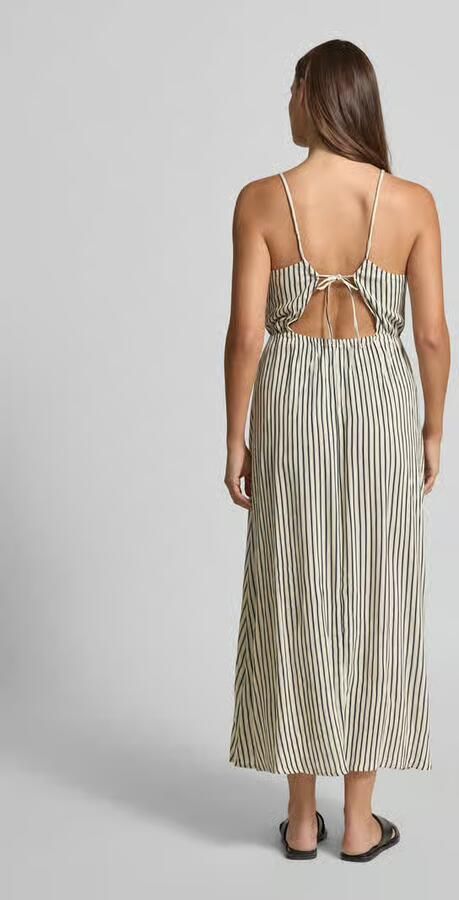 Ichi midi-jurk van pure viscose model 'Marrakech'