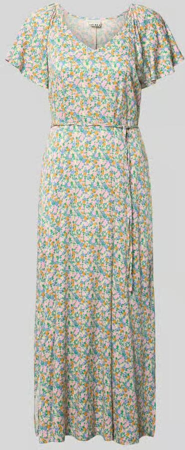 Ichi midi-jurk van viscosemix model 'Aya' - Foto 2