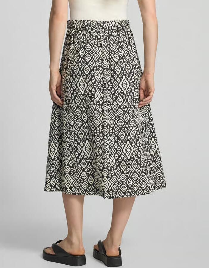 Ichi Midirok van een mix van linnen en viscose model 'LINNO'