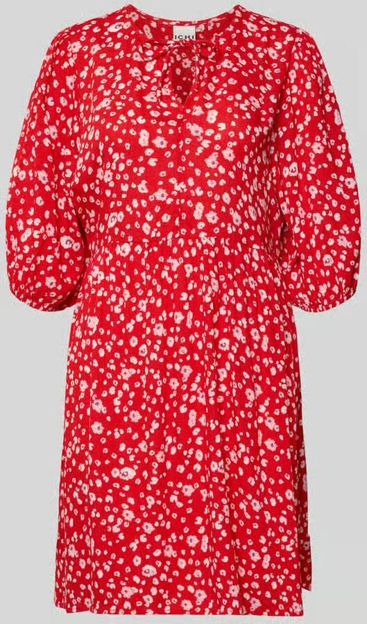 Ichi mini-jurk van viscose in all-over look model 'MARRAKECH' - Foto 2