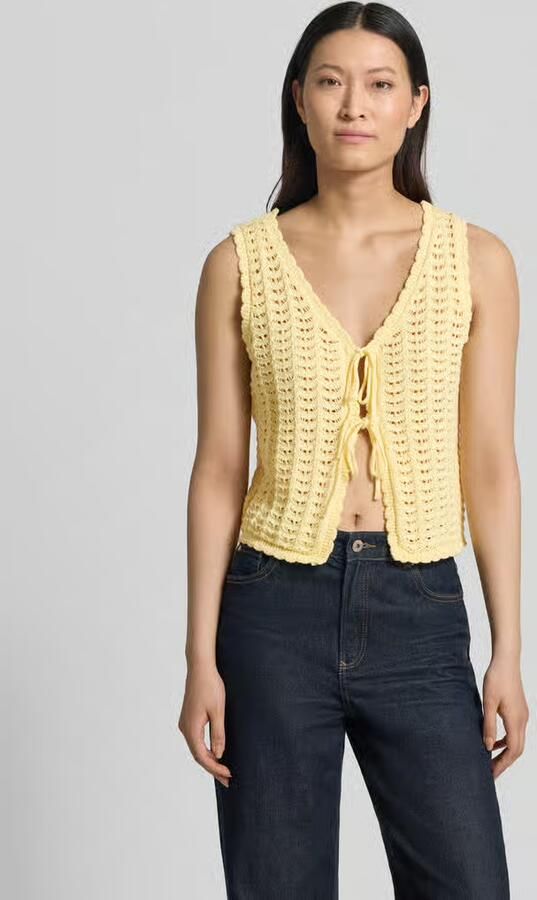 Ichi Mouwloos vest met vetersluiting model 'DOSIA' - Foto 2